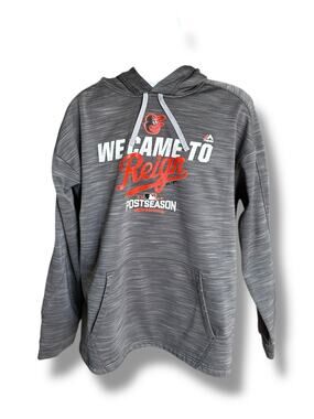 Majestic Baltimore Orioles Thermabase Hoodie ‘We Came To Reign’ Sweatshirt 2XL